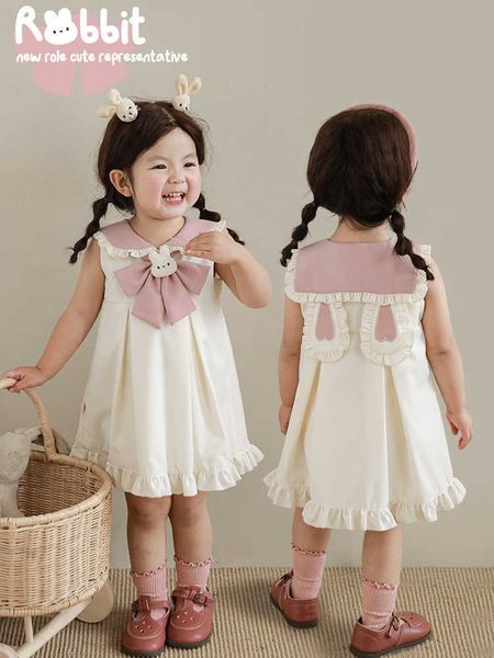 girl's dresses girls navy neck clothes cute rabbit ears summer doll cartoon dresshkd230712, Red;yellow
girl's dresses girls navy neck clothes cute rabbit ears summer doll cartoon dresshkd230712, Red;yellow
