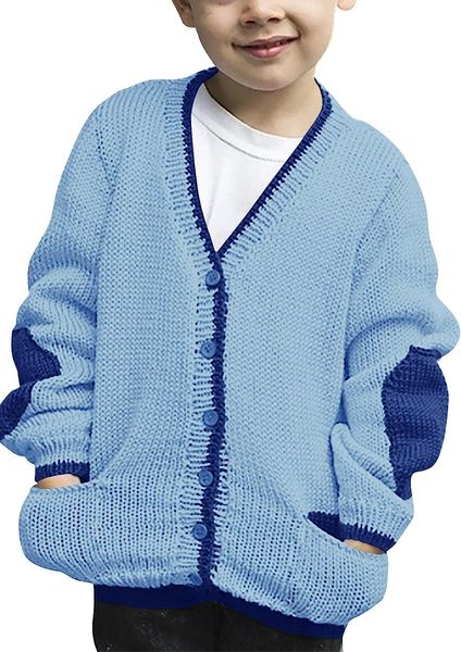 toddlers baby boys girls v neck cardigan sweater kids button up chunky knited jacket outerwear, Blue
toddlers baby boys girls v neck cardigan sweater kids button up chunky knited jacket outerwear, Blue