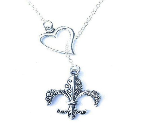 new fashion handcrafted lariat style y heart infinity necklaces for women men fleur de lis lily flower pendant choker vintage fren2114017, Silver
new fashion handcrafted lariat style y heart infinity necklaces for women men fleur de lis lily flower pendant choker vintage fren2114017, Silver
