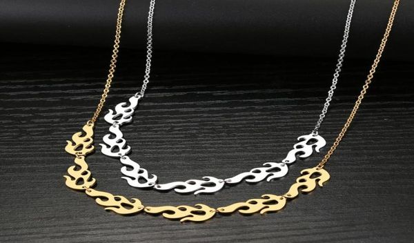 pendant necklaces stainless steel flame punk accessory rock chain choker hip hop gothic necklace for women jewelry gifts3729630, Silver
pendant necklaces stainless steel flame punk accessory rock chain choker hip hop gothic necklace for women jewelry gifts3729630, Silver