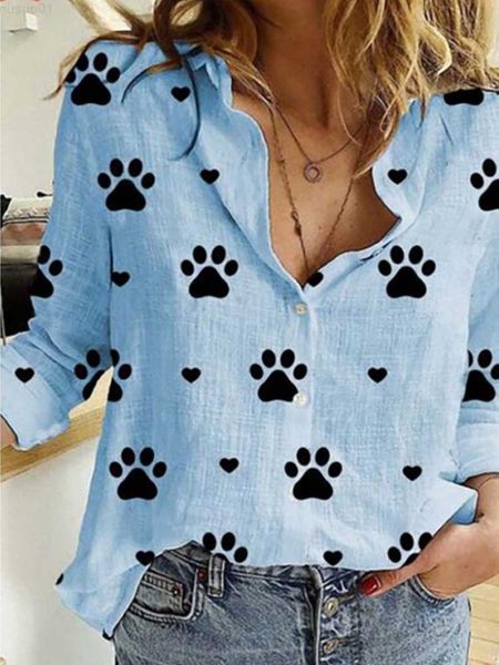 women's blouses shirts spring autumn lapel long sleeve women shirt vintage dog p print blouse white blue pink casual loose button up sh
women's blouses shirts spring autumn lapel long sleeve women shirt vintage dog p print blouse white blue pink casual loose button up sh