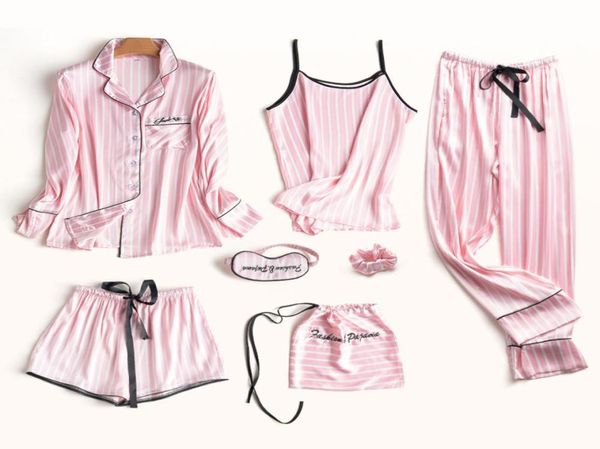 pajamas set women silk summer flower pyjamas female long sleeve shirt pants handwork stitch lingerie striped sleepwear l5155119, Black;red
pajamas set women silk summer flower pyjamas female long sleeve shirt pants handwork stitch lingerie striped sleepwear l5155119, Black;red