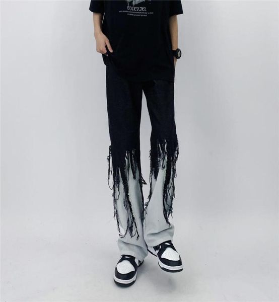 men039s jeans men high street hip hop contrast color tassel loose korean fashion clothing y2k pants loosemen039s8534303, Blue
men039s jeans men high street hip hop contrast color tassel loose korean fashion clothing y2k pants loosemen039s8534303, Blue