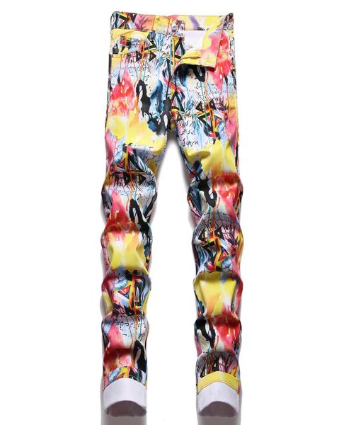 slim fit stretch men039s graffiti printing jeans summer street flower pants fashion casual cotton denim trousers pantalones2552258, Blue
slim fit stretch men039s graffiti printing jeans summer street flower pants fashion casual cotton denim trousers pantalones2552258, Blue
