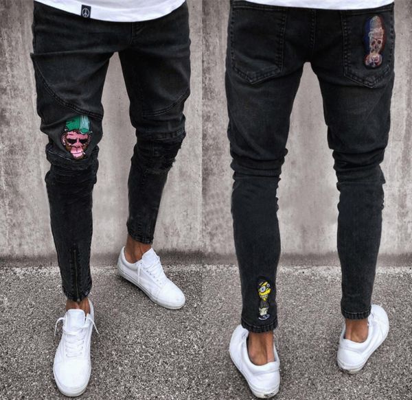 skull jeans men black biker jeans pants draped ripped long pencil pants trousers clothing7785392, Blue
skull jeans men black biker jeans pants draped ripped long pencil pants trousers clothing7785392, Blue