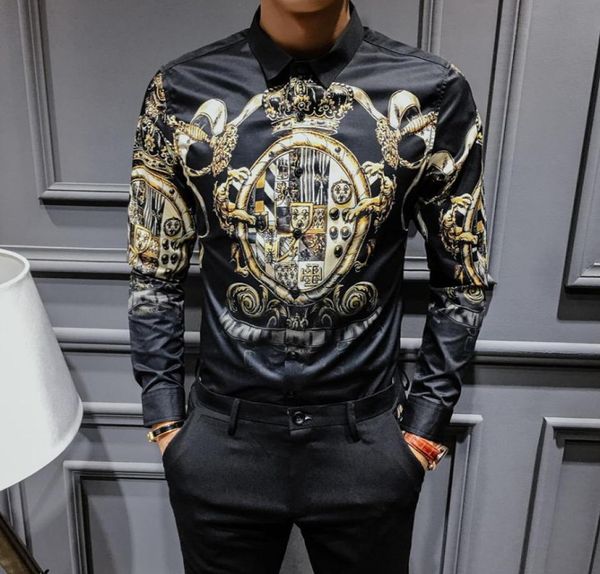 2020 black gold print shirts men baroque slim fit party club shirt men camisa homem luxury long sleeve shirt plus size 4xl3147973, White;black
2020 black gold print shirts men baroque slim fit party club shirt men camisa homem luxury long sleeve shirt plus size 4xl3147973, White;black