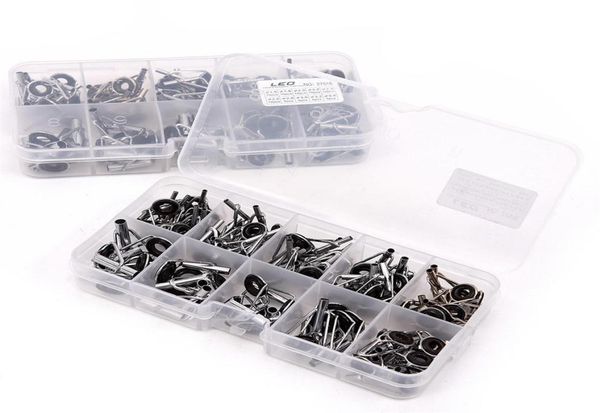 80pcs rings fishing rod guide tip set repair kit diy eye rings for fishing rods stainless steel frames with box fishing tackle214f7670001
80pcs rings fishing rod guide tip set repair kit diy eye rings for fishing rods stainless steel frames with box fishing tackle214f7670001