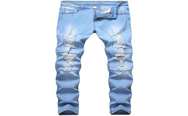 men039s jeans men tide ripped trend pants long stretch slim hole destroyed light blue large size casual male3116844
men039s jeans men tide ripped trend pants long stretch slim hole destroyed light blue large size casual male3116844