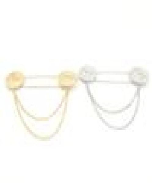 fashion jewelry for men women gold round chain tassel big brooch large lapel pin shirt collar chain clip lots 12pcs7040916, Gray
fashion jewelry for men women gold round chain tassel big brooch large lapel pin shirt collar chain clip lots 12pcs7040916, Gray