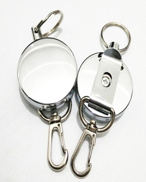 new retractable pull key ring id badge lanyard name tag card holder recoil reel belt clip metal housing metal covers c6742041302, Slivery;golden
new retractable pull key ring id badge lanyard name tag card holder recoil reel belt clip metal housing metal covers c6742041302, Slivery;golden