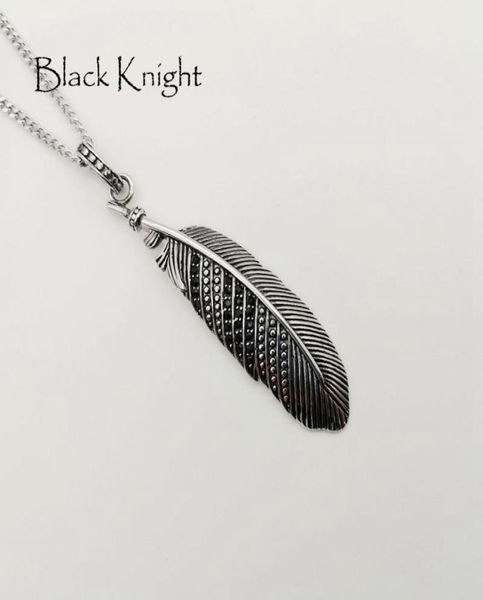 black knight vintage silver color black cz stones feather pendant necklace stainless steel mens chic feather necklace blkn07794732141
black knight vintage silver color black cz stones feather pendant necklace stainless steel mens chic feather necklace blkn07794732141