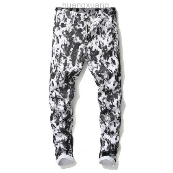 designer jeans new men's casual pants personalized trend digital printed pants streetwear youth elastic fitting cargo pants, Blue
designer jeans new men's casual pants personalized trend digital printed pants streetwear youth elastic fitting cargo pants, Blue