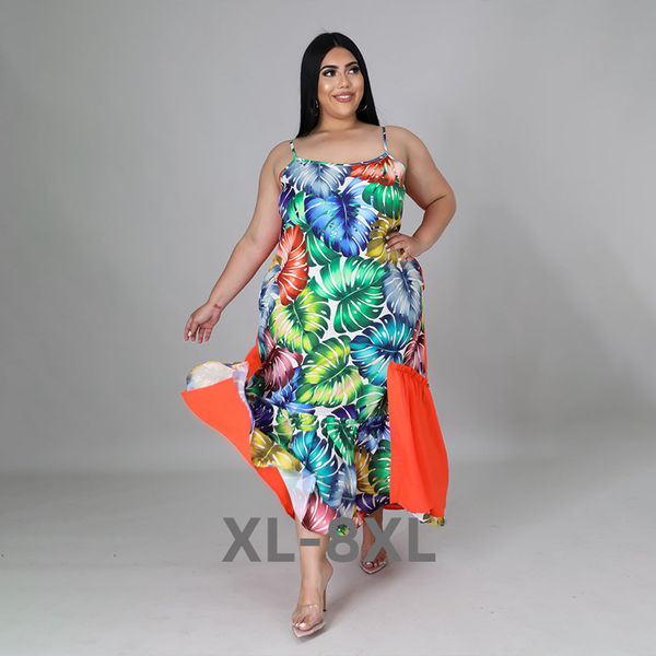plus size dresses size 5xl bohemia summer women maxi long dreeses fashion flower printed spaghetti strap dress wholes 3xl 4xl 6xl 230711, Black
plus size dresses size 5xl bohemia summer women maxi long dreeses fashion flower printed spaghetti strap dress wholes 3xl 4xl 6xl 230711, Black