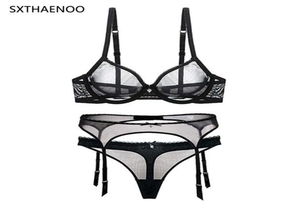 sxth aenoo lace mesh bra set with garter belt lingerie soft cup bralette panty see through sleepwear for women9702089, Red;black
sxth aenoo lace mesh bra set with garter belt lingerie soft cup bralette panty see through sleepwear for women9702089, Red;black