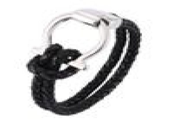 fashion leather bracelet rope chain mens trendy jewelry unique stainless steel buckle charm bracelet wrap c7974268775, Golden;silver
fashion leather bracelet rope chain mens trendy jewelry unique stainless steel buckle charm bracelet wrap c7974268775, Golden;silver