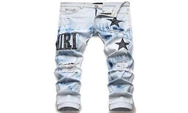 men039s jeans european jean hombre letter star men embroidery patchwork ripped motorcycle pant mens skinny4164281, Blue
men039s jeans european jean hombre letter star men embroidery patchwork ripped motorcycle pant mens skinny4164281, Blue