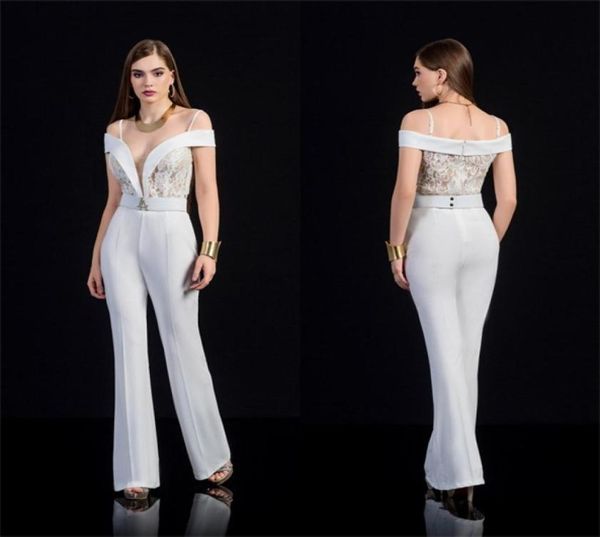 2020 white evening jumpsuit spaghetti strap sleeveless lace appliqued formal evening gown chiffon elegant hollow back custom made 7465744, Black;red
2020 white evening jumpsuit spaghetti strap sleeveless lace appliqued formal evening gown chiffon elegant hollow back custom made 7465744, Black;red