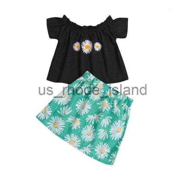 clothing sets clothing sets 2 pieces kids suit set summer daisy print boat neck short sleeve pullover+ a-line skirt for toddler x0712, White
clothing sets clothing sets 2 pieces kids suit set summer daisy print boat neck short sleeve pullover+ a-line skirt for toddler x0712, White
