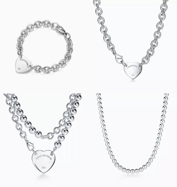t designer heart pendant tag necklace bracelet stud earrings women luxury brand jewelry classic fashion 925 sterlling silver rose 9246018
t designer heart pendant tag necklace bracelet stud earrings women luxury brand jewelry classic fashion 925 sterlling silver rose 9246018