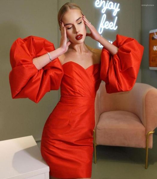 casual dresses 2023 arrival red puff sleeve bodycon mini dress women elegant runway off shoulder satin club celebrity party1819692, Black;gray
casual dresses 2023 arrival red puff sleeve bodycon mini dress women elegant runway off shoulder satin club celebrity party1819692, Black;gray
