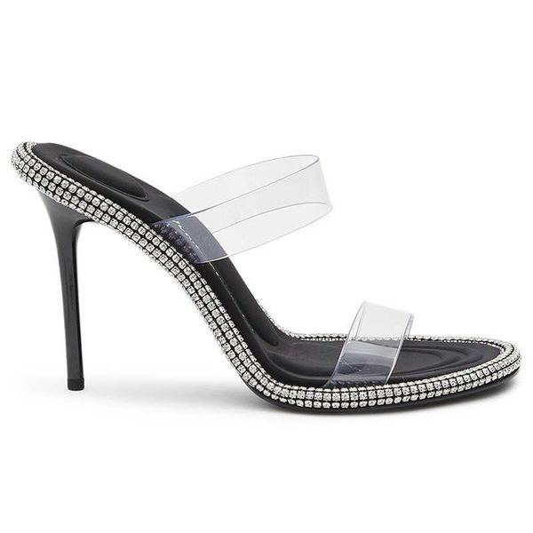 sandals spring new aw king rhinestone high heels women's transparent open toe sandals fashion thin heel french single shoes 230626, Black
sandals spring new aw king rhinestone high heels women's transparent open toe sandals fashion thin heel french single shoes 230626, Black