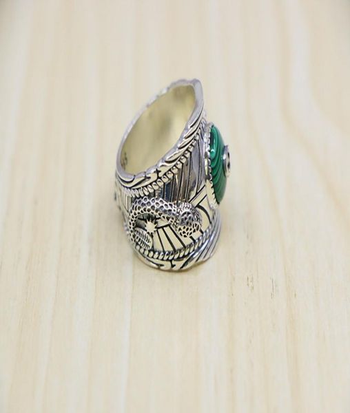 factory wholesale sterling silver double wrapped malachite ring index finger male british style jewelry fashion thai silver retro ring799005
factory wholesale sterling silver double wrapped malachite ring index finger male british style jewelry fashion thai silver retro ring799005