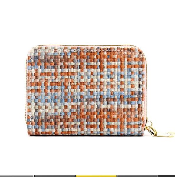 new woven pattern card bag women's european and american fashion organ card case zero wallet multiple card positions large capacity car, Black;red
new woven pattern card bag women's european and american fashion organ card case zero wallet multiple card positions large capacity car, Black;red