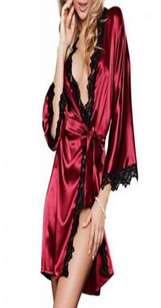women nightgown sleepwear silky lace trimmed short robe nightwear comfortable wear17224219, Black;red
women nightgown sleepwear silky lace trimmed short robe nightwear comfortable wear17224219, Black;red