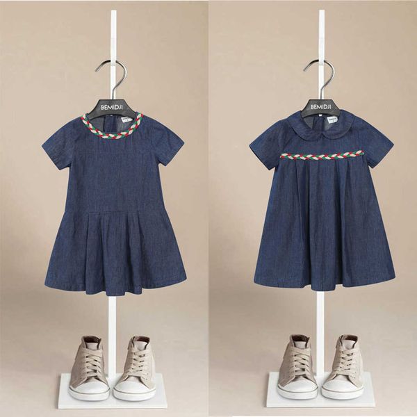 girl's dresses new girls denim dress summer party dress with children short sleeve casual clothing baby girl kids fashion outfit clothe, Red;yellow
girl's dresses new girls denim dress summer party dress with children short sleeve casual clothing baby girl kids fashion outfit clothe, Red;yellow