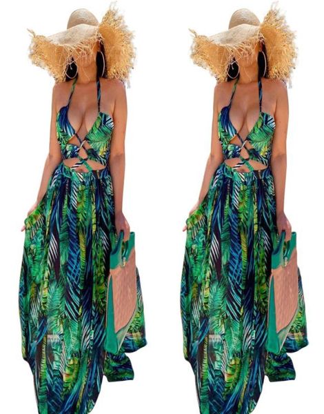 green leaves printing women holidays dresses halter neck backless hollow out a line party gowns real image summer beach dress8987704, White;black
green leaves printing women holidays dresses halter neck backless hollow out a line party gowns real image summer beach dress8987704, White;black