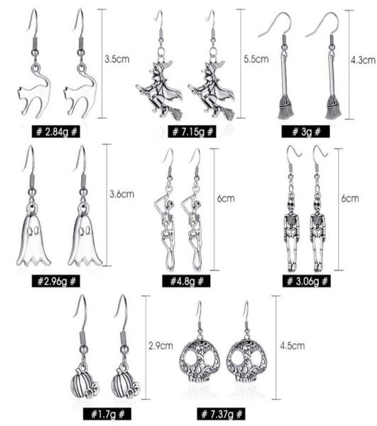 halloween dangle earrings retro skeleton bat spider pumpkin ghost shaped earring for women girl party holiday jewelry supply3567777, Silver
halloween dangle earrings retro skeleton bat spider pumpkin ghost shaped earring for women girl party holiday jewelry supply3567777, Silver