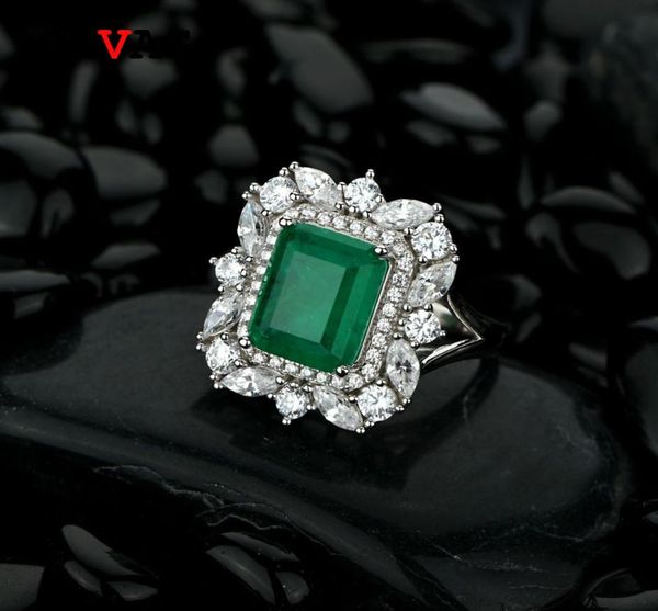 oevas 100 925 sterling silver synthesis emerald wedding rings for women sparkling high carbon diamond party fine jewelry gifts2604230, Golden;silver
oevas 100 925 sterling silver synthesis emerald wedding rings for women sparkling high carbon diamond party fine jewelry gifts2604230, Golden;silver