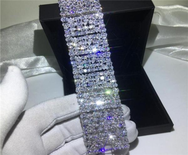 vecalon luxury lady big bracelet diamond white gold filled engagement wedding bracelet for women bridal jewelry68640935034694, Black
vecalon luxury lady big bracelet diamond white gold filled engagement wedding bracelet for women bridal jewelry68640935034694, Black
