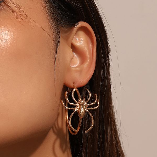 halloween big spider hoop earrings european dark funny animal ear stud for holiday women decoration alloy earrings kc gold white k black, Golden;silver
halloween big spider hoop earrings european dark funny animal ear stud for holiday women decoration alloy earrings kc gold white k black, Golden;silver