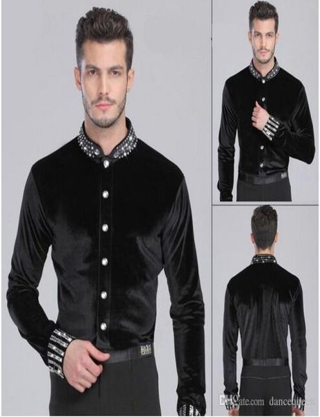 2018 latin dance man 165180cm ballroom dance shirt black spandexvelvetdrill men dance shirt tangocha charumba dancewear6257381, Black;red
2018 latin dance man 165180cm ballroom dance shirt black spandexvelvetdrill men dance shirt tangocha charumba dancewear6257381, Black;red