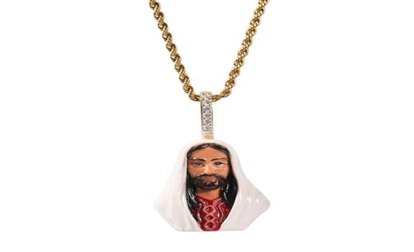 enamel jesus pendant necklace fashion mens hip hop gold necklaces jewelry9239416, Silver
enamel jesus pendant necklace fashion mens hip hop gold necklaces jewelry9239416, Silver