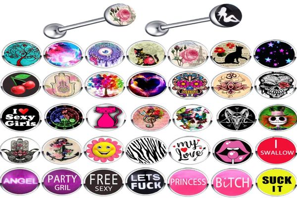 logo stainless straight tongue barbells 14g piercing ear bar nipple ring body piercing jewelry for women men 100pcs5101453, Silver
logo stainless straight tongue barbells 14g piercing ear bar nipple ring body piercing jewelry for women men 100pcs5101453, Silver