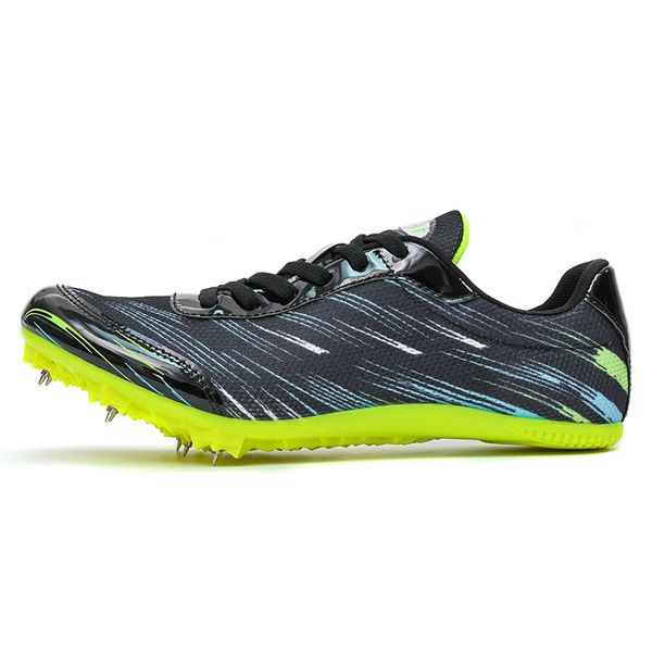 safety shoes breathable men's track and field sprint 7 spikes shoes with professional tpu support outsole short and medium distance run, Black;brown
safety shoes breathable men's track and field sprint 7 spikes shoes with professional tpu support outsole short and medium distance run, Black;brown