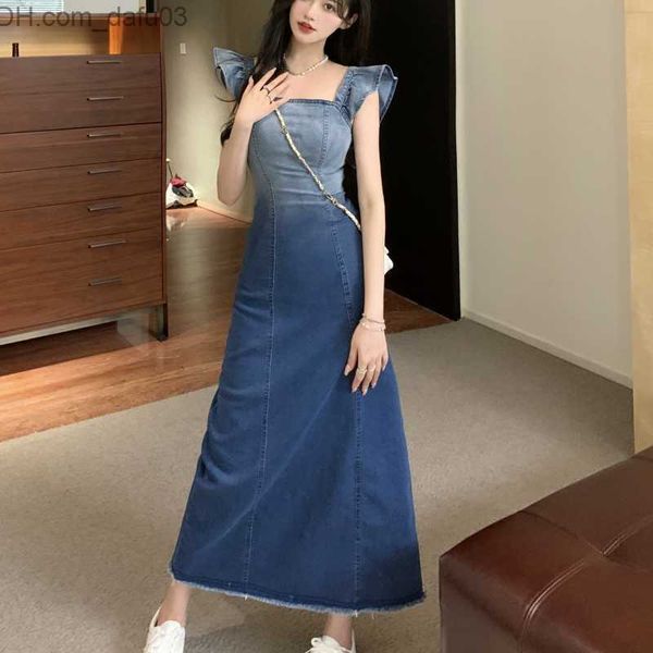 urban dresses oceanlove denim women's dress ruffled contrast color retro summer sweet robe women's high waist ultra thin korean ta, White;black
urban dresses oceanlove denim women's dress ruffled contrast color retro summer sweet robe women's high waist ultra thin korean ta, White;black