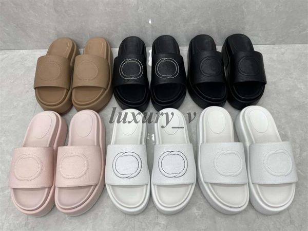 designer women slippers platform rubber slides canvas sandals leather embroidered slide fashion thick bottom slippers with box, Black
designer women slippers platform rubber slides canvas sandals leather embroidered slide fashion thick bottom slippers with box, Black