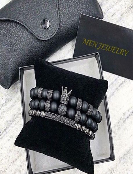 2pcsset uxury fashion crown charm bracelet natural stone for women and mens pulseras masculina jewelry gift holiday valentine4469478, Golden;silver
2pcsset uxury fashion crown charm bracelet natural stone for women and mens pulseras masculina jewelry gift holiday valentine4469478, Golden;silver