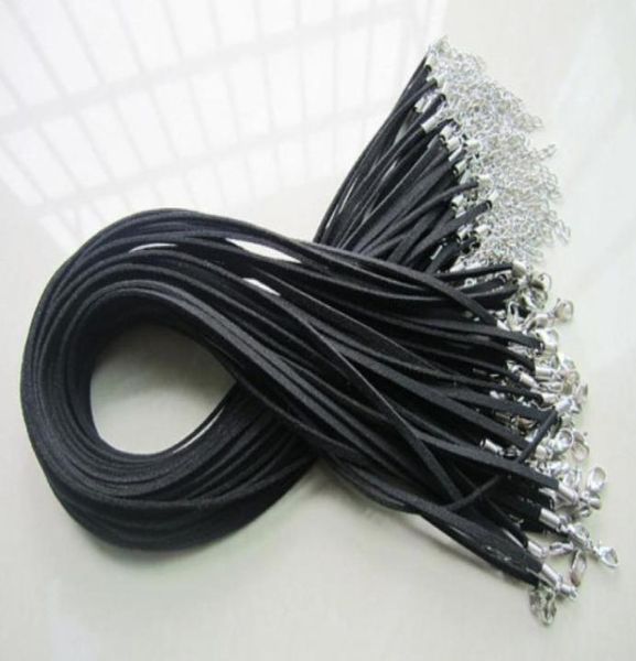 3 mm 27inch28inch adjustable black korea faux suede leather necklace cord string rope18inch extender chain12x7mm lobster clasp9401330, White;red
3 mm 27inch28inch adjustable black korea faux suede leather necklace cord string rope18inch extender chain12x7mm lobster clasp9401330, White;red