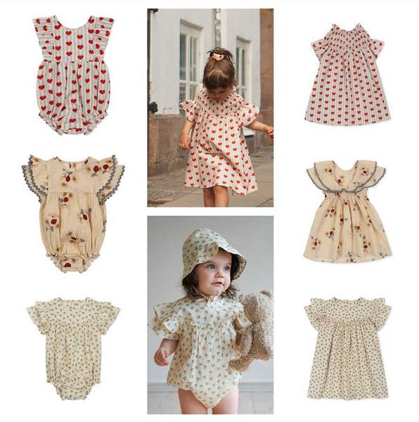 girl's dresses kids dresses for girls ks 2023 summer new children's cute print heart dress baby girls bodysuits cotton rompershkd2, Red;yellow
girl's dresses kids dresses for girls ks 2023 summer new children's cute print heart dress baby girls bodysuits cotton rompershkd2, Red;yellow