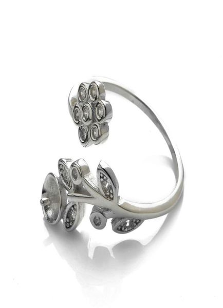 only 1 piece jewellery findings ring semi mount 925 sterling silver floral diy making ring blank5862128, Slivery;crystal
only 1 piece jewellery findings ring semi mount 925 sterling silver floral diy making ring blank5862128, Slivery;crystal