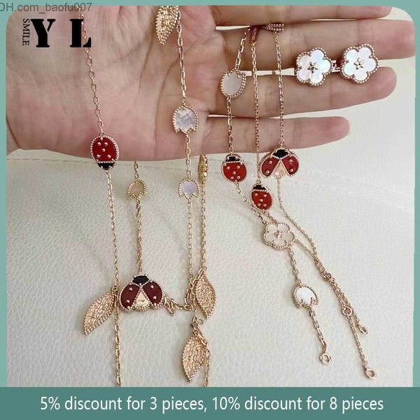 charm fashion 2022 trends european brands rose gold bracelet flower lucky spring ladybug luxury jewelry set women's z230713, Golden
charm fashion 2022 trends european brands rose gold bracelet flower lucky spring ladybug luxury jewelry set women's z230713, Golden