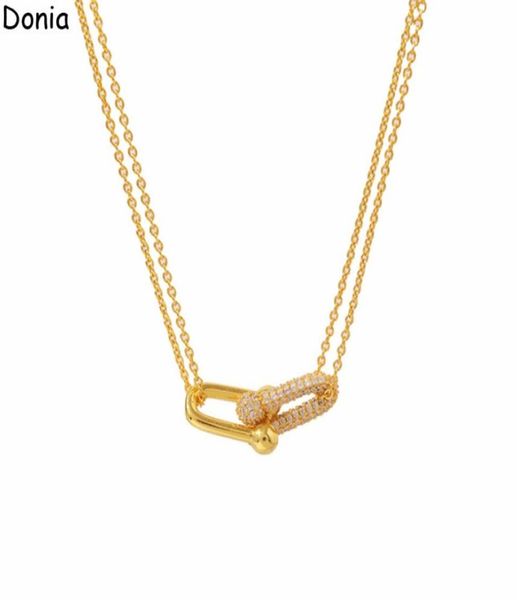 donia jewelry luxury necklace european and american fashion bamboo titanium steel microset zircon pendant designer gift accessori9109997, Silver
donia jewelry luxury necklace european and american fashion bamboo titanium steel microset zircon pendant designer gift accessori9109997, Silver