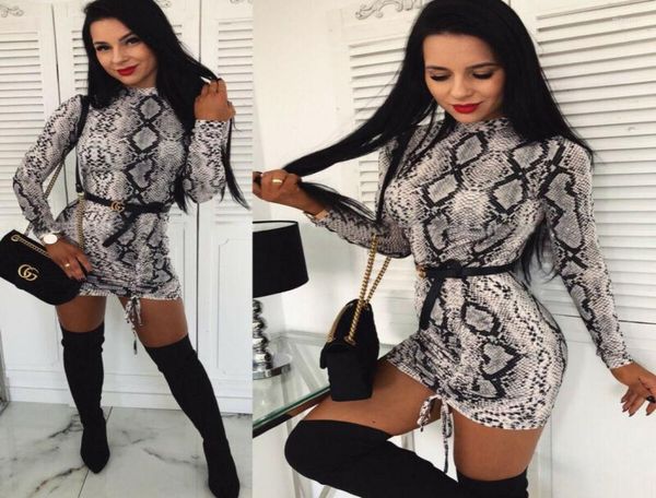 casual drs snake print leopard bodycon dress women autumn t-shirt style long sleeve half jumper mini6156927, Black;gray
casual drs snake print leopard bodycon dress women autumn t-shirt style long sleeve half jumper mini6156927, Black;gray