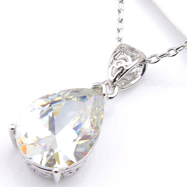 10pcs luckyshine excellent shine water drop white z gemstone silver plated pendants necklaces for holiday wedding party3127054
10pcs luckyshine excellent shine water drop white z gemstone silver plated pendants necklaces for holiday wedding party3127054