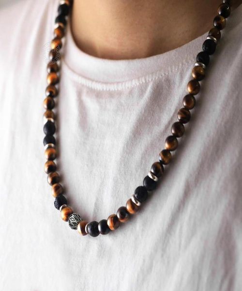 chains unique beaded necklaces for mens boy tiger eye stone lave natural neck male jewelry stainless steel toggle clasp4681327, Silver
chains unique beaded necklaces for mens boy tiger eye stone lave natural neck male jewelry stainless steel toggle clasp4681327, Silver