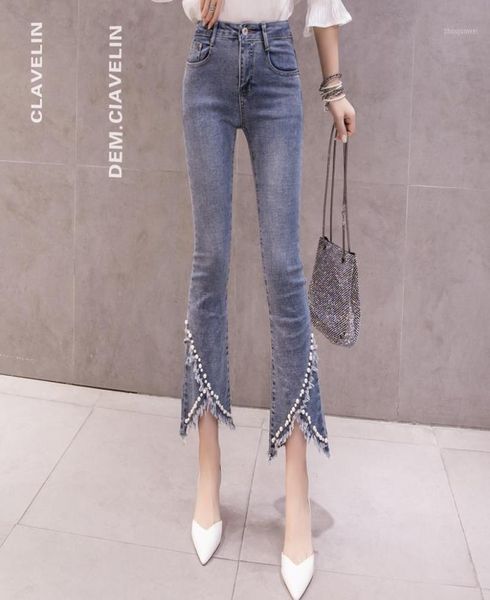 women039s jeans plus size flare for women beaded tassel high waist elastic slim denim pants ankle length femme trousers boyfrie5093120, Blue
women039s jeans plus size flare for women beaded tassel high waist elastic slim denim pants ankle length femme trousers boyfrie5093120, Blue